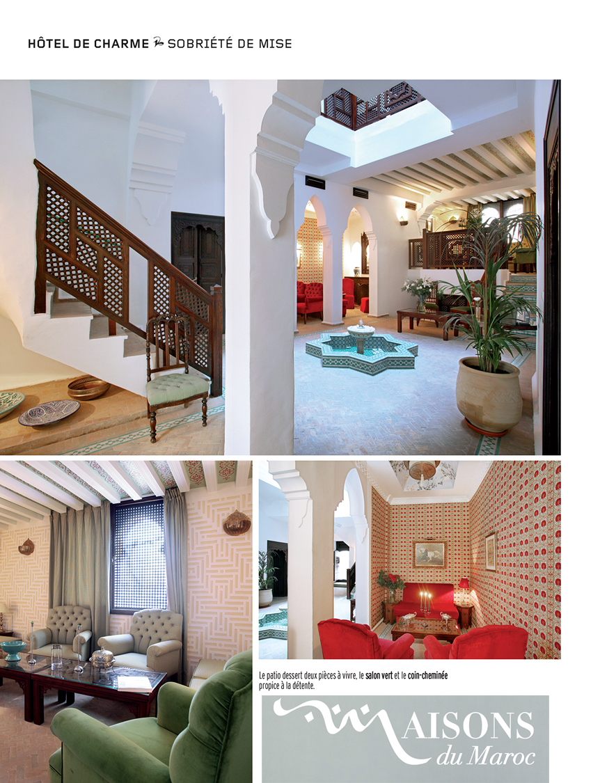 La Maison blanche features in Maisons de Maroc Magazine